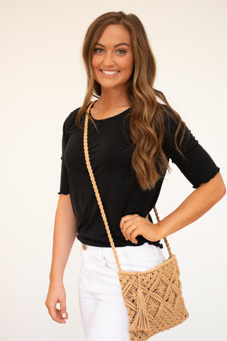 Willow Macrame Crossbody