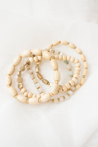 Wood Beaded Bracelets